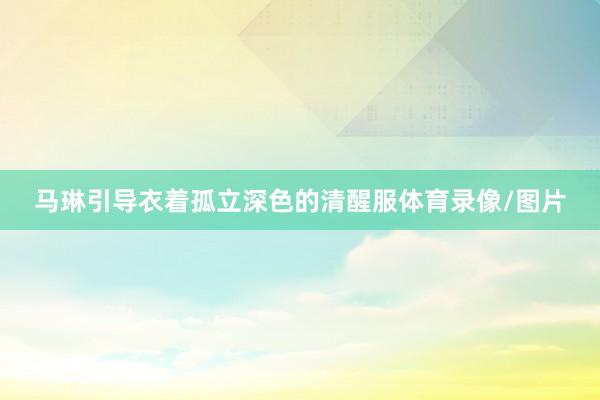 马琳引导衣着孤立深色的清醒服体育录像/图片