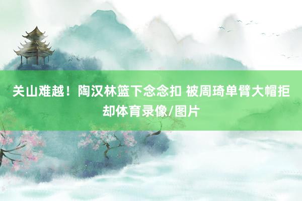 关山难越！陶汉林篮下念念扣 被周琦单臂大帽拒却体育录像/图片