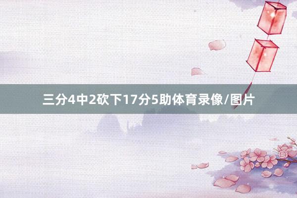 三分4中2砍下17分5助体育录像/图片