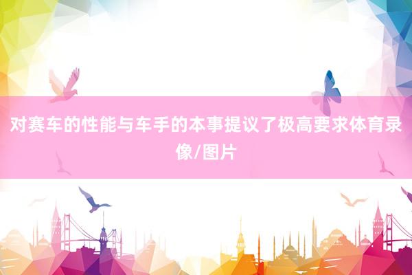 对赛车的性能与车手的本事提议了极高要求体育录像/图片