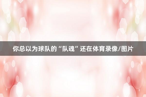 你总以为球队的“队魂”还在体育录像/图片