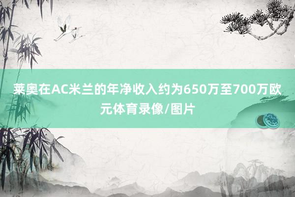 莱奥在AC米兰的年净收入约为650万至700万欧元体育录像/图片