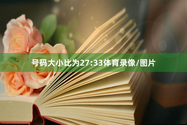 号码大小比为27:33体育录像/图片