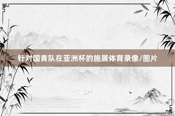 针对国青队在亚洲杯的施展体育录像/图片