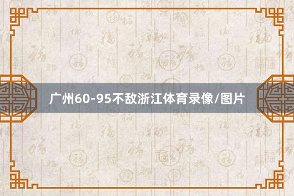 广州60-95不敌浙江体育录像/图片